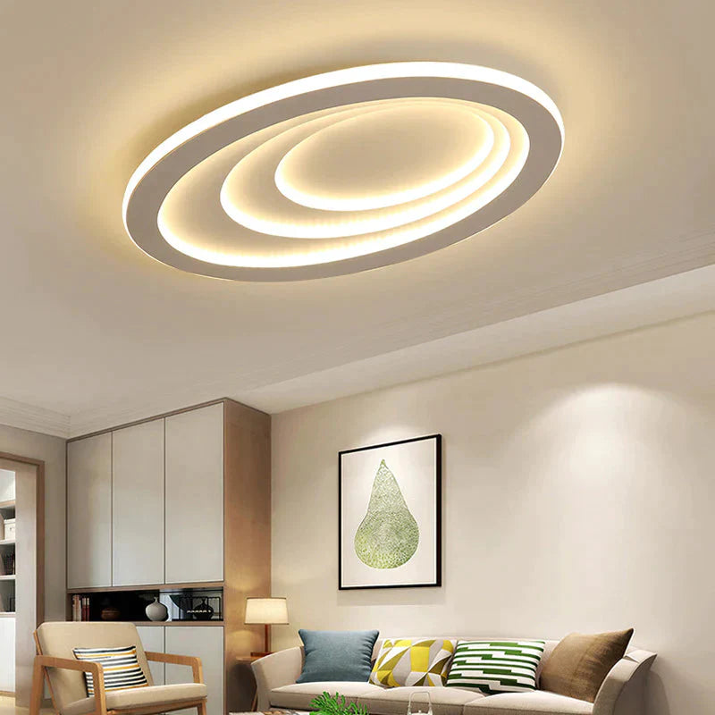 Led Ceiling Lamp Simple Modern Atmosphere Household Living Room Oval Light In The Bedroom