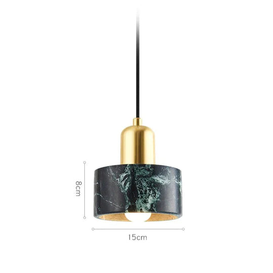 Nordic Marble Minimalist One - Headed Small Chandelier Bedroom Light Extravagant Headlights Post -