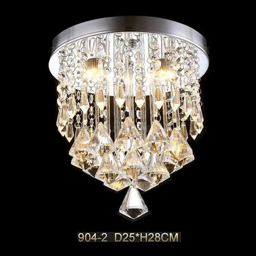 Modern Crystal Led Pendant Light Fixture For Indoor Lamp Lamparas De Techo Surface Mounting Bedroom