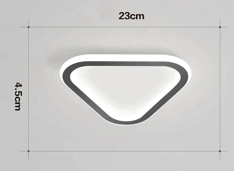 Simple Ceiling Lamp Personalized Creativity Ultra - Thin Corridor Light Luxury Cloakroom Led Anode