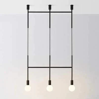 Modern Iron Pendant Light Northern Europe Creative Branches Hanging Lamp Loft Luminarias Industrial