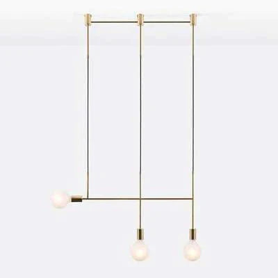 Modern Iron Pendant Light Northern Europe Creative Branches Hanging Lamp Loft Luminarias Industrial