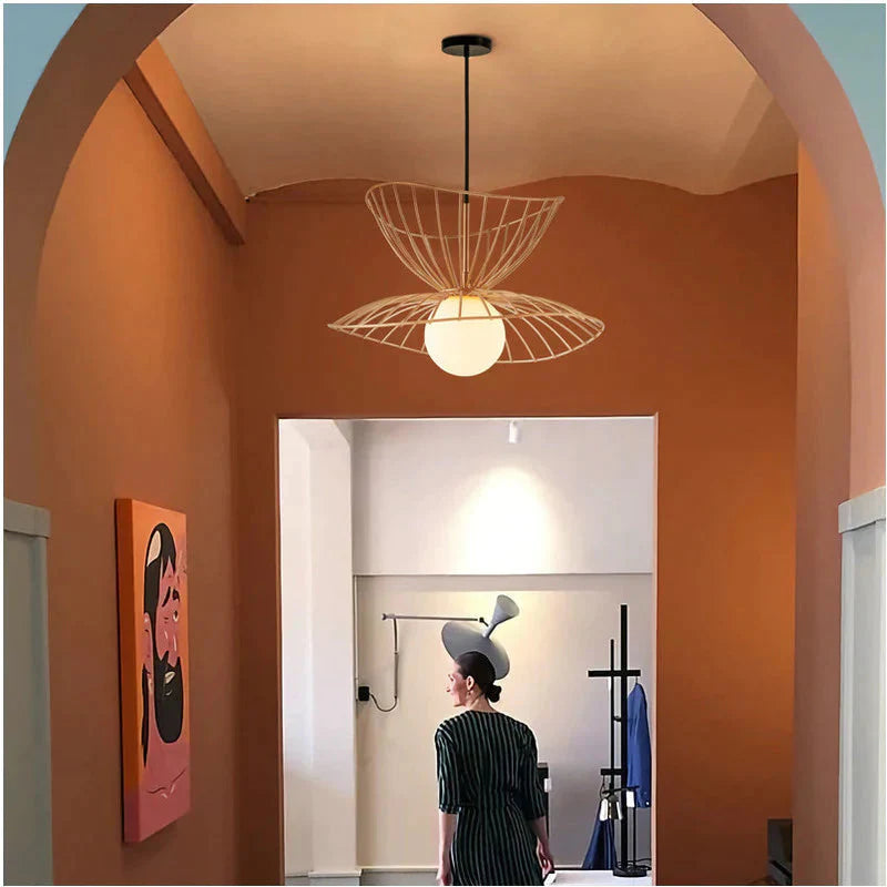 Simple Modern Restaurant Personalized Iron Art Chandelier Pendant