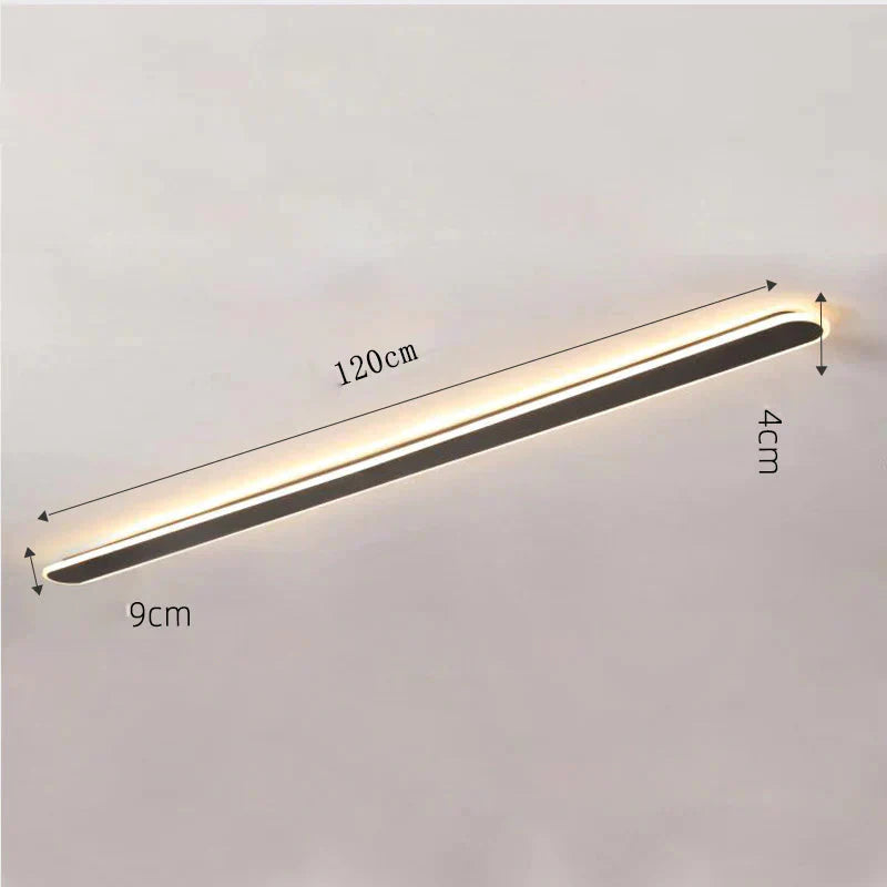 Strip Ceiling Lamp Corridor Balcony Led Modern Simple Living Room Nordic Light In The Bedroom Lamps
