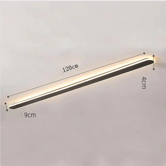 Strip Ceiling Lamp Corridor Balcony Led Modern Simple Living Room Nordic Light In The Bedroom Lamps