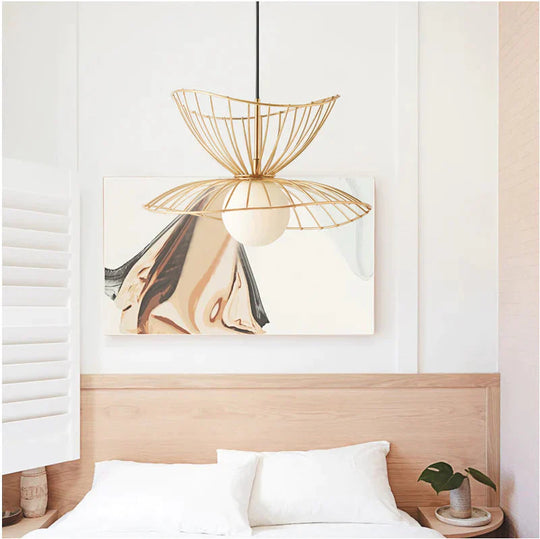 Simple Modern Restaurant Personalized Iron Art Chandelier Pendant
