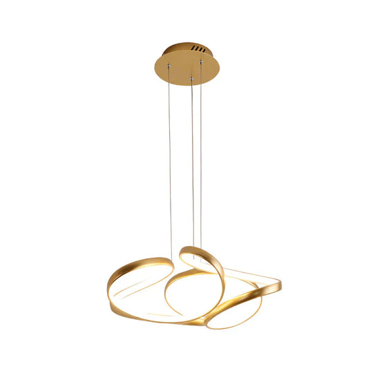 Minimalist Led Hanging Light Pendant In Warm/White