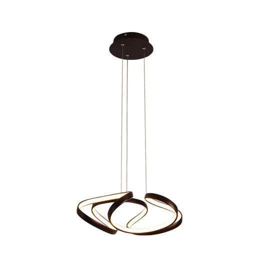 Minimalist Led Hanging Light Pendant In Warm/White