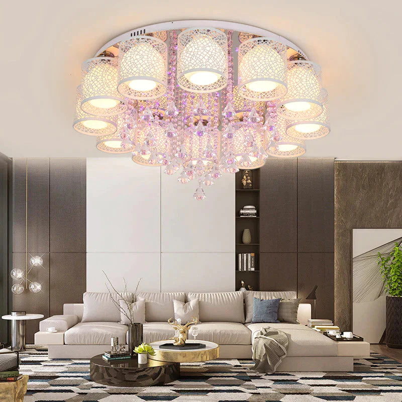 Simple Atmosphere Living Room Home Creative Light In The Bedroom Dining Lights Crystal Led Ceiling
