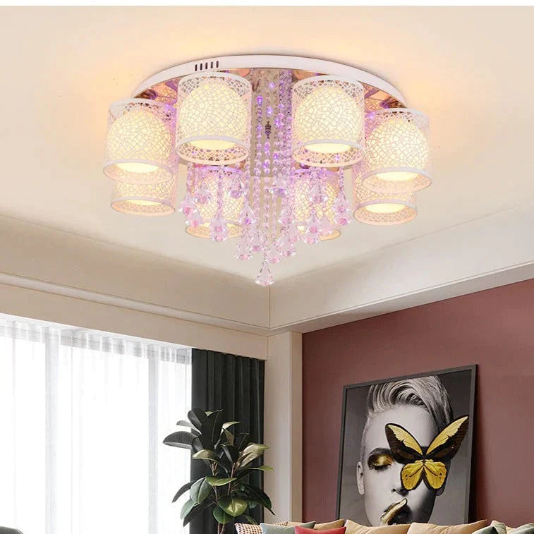 Simple Atmosphere Living Room Home Creative Light In The Bedroom Dining Lights Crystal Led Ceiling
