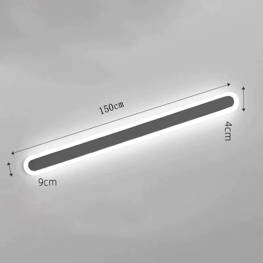 Strip Ceiling Lamp Corridor Balcony Led Modern Simple Living Room Nordic Light In The Bedroom Lamps