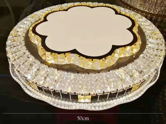 Led Ceiling Lamp Main Light In The Bedroom Simple Atmosphere Household Dining Room Lamps Gold / F