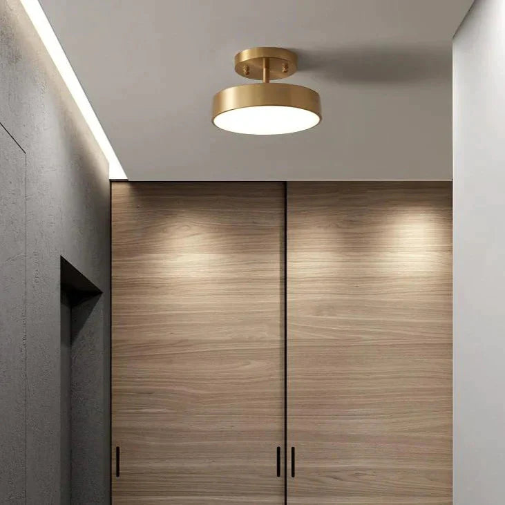 Creative Aisle Light Corridor Stairs Full Copper Lamp Ceiling