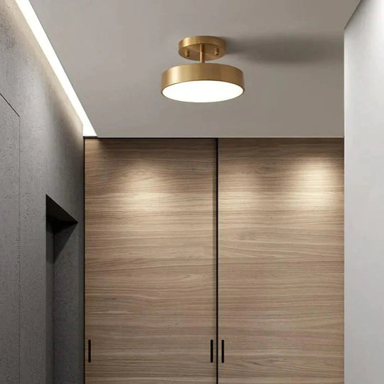 Creative Aisle Light Corridor Stairs Full Copper Lamp Ceiling