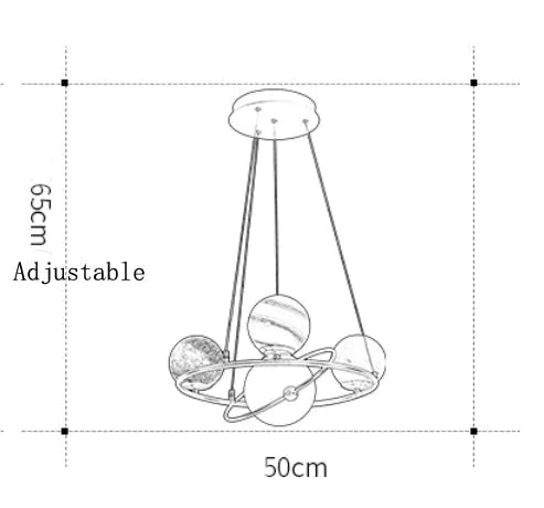 Children’s Room Bedroom Eye Protection Boy Girl Creative Restaurant Modern Simple Star Space