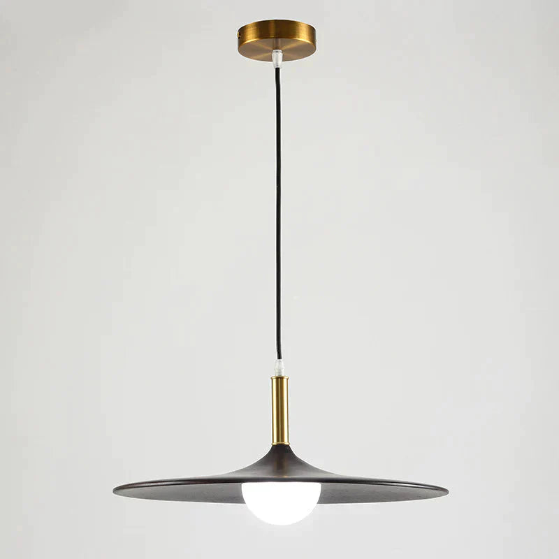 The Black Walnut Dining Room Bedroom Has A Simple Nordic Chandelier At Head Of Bed Diameter 25Cm