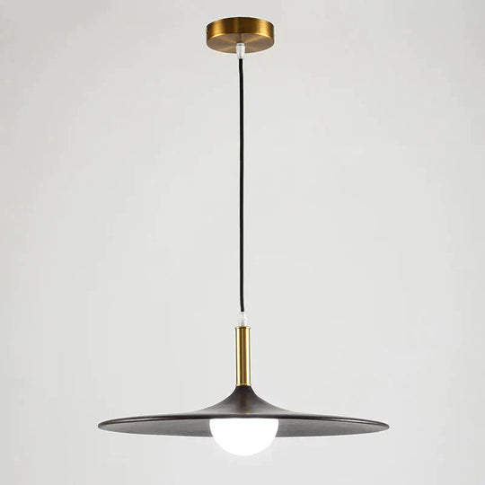 The Black Walnut Dining Room Bedroom Has A Simple Nordic Chandelier At Head Of Bed Diameter 25Cm