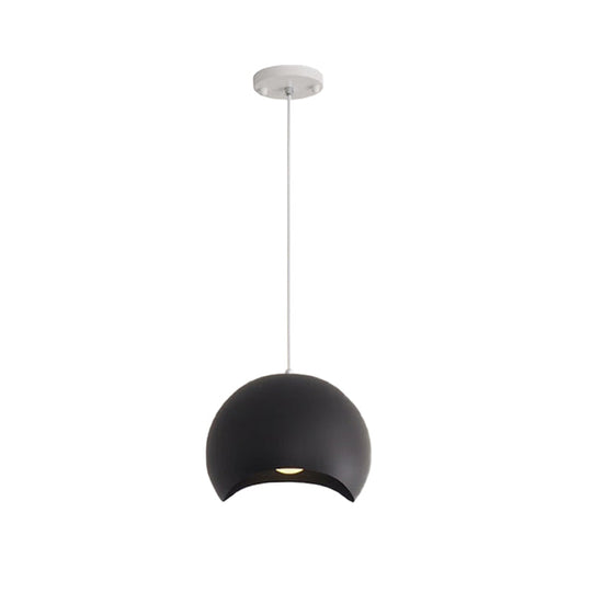 Caterina - Nordic Style Waveforms Dome Pendant Lamp 8/12 W 1 Head For Living