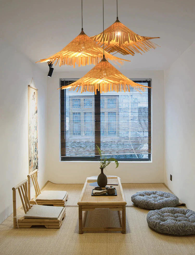 Bamboo Chandelier Home Stay Lamp Pendant