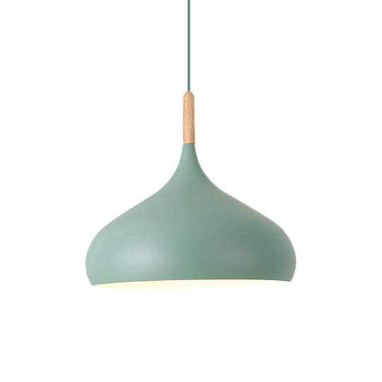 Scarlett - Nordic 9.5/12.5/14W Teardrop Pendant Lighting In Style Metal 1 Light Black/White/Gold