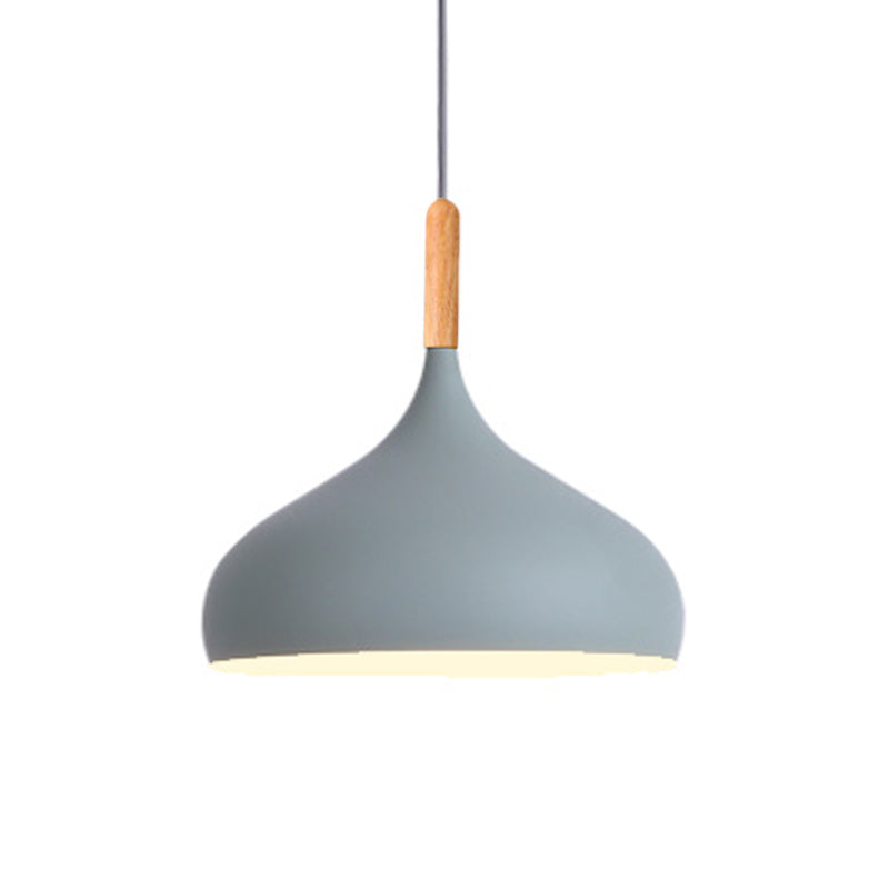 Scarlett - Nordic 9.5/12.5/14W Teardrop Pendant Lighting In Style Metal 1 Light Black/White/Gold
