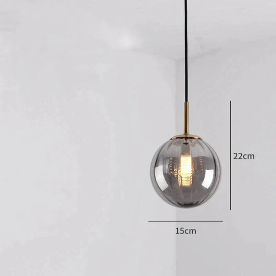Colorful Glass Ball Bedroom Bedside Small Chandelier Creative Restaurant Bar Window Personality
