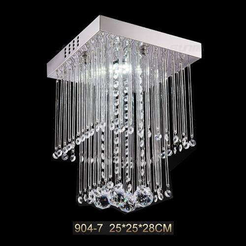 Modern Crystal Led Pendant Light Fixture For Indoor Lamp Lamparas De Techo Surface Mounting Bedroom