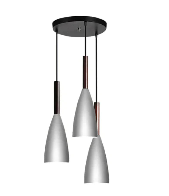 Nordic Minimalism Droplight E27 Aluminum Wood Pendant Lights Home Restaurant Decor Lighting Lamp