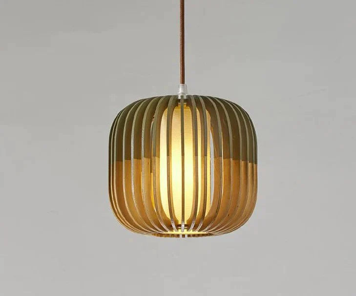 Simple Solid Wood Nordic Pendant