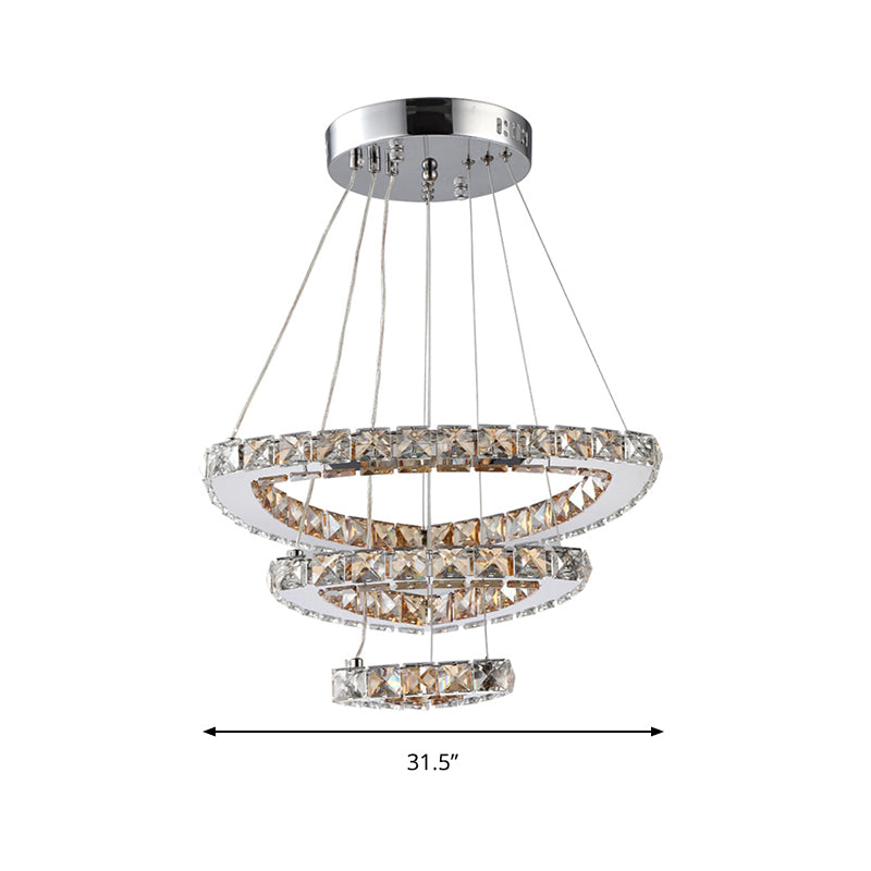 Addison Chandelier - Modern Elegance In Crystal And Chrome