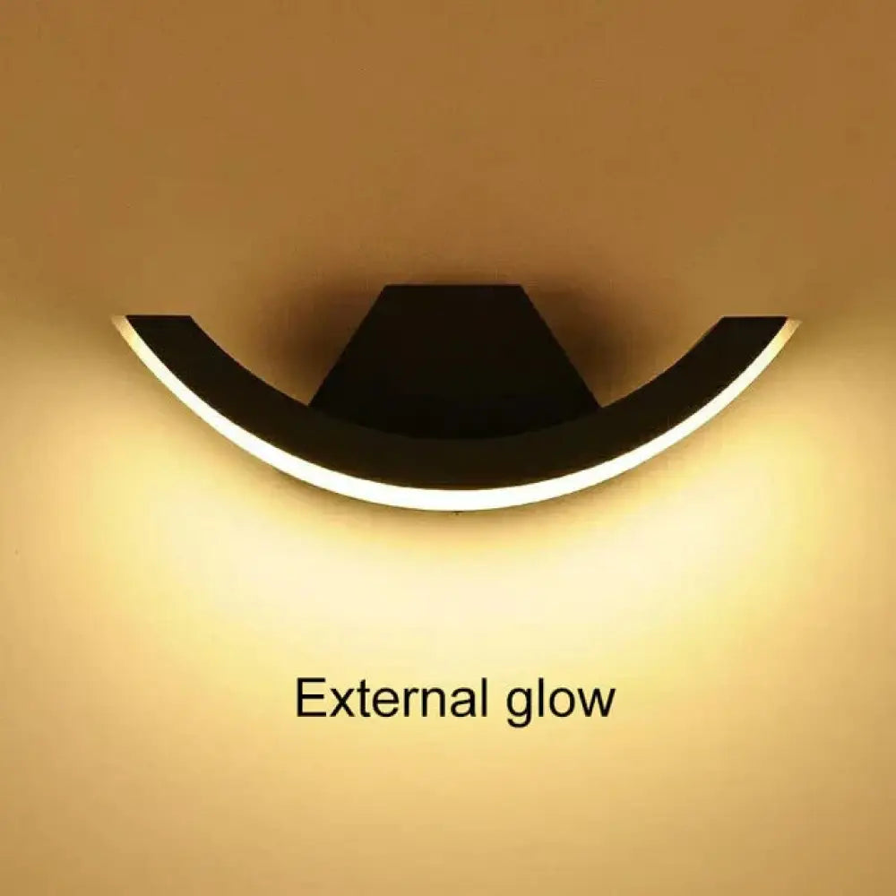 18W Led Outdoor Waterproof Walkway Front Door Garden Porch Wall Light Modern Indoor Corridor