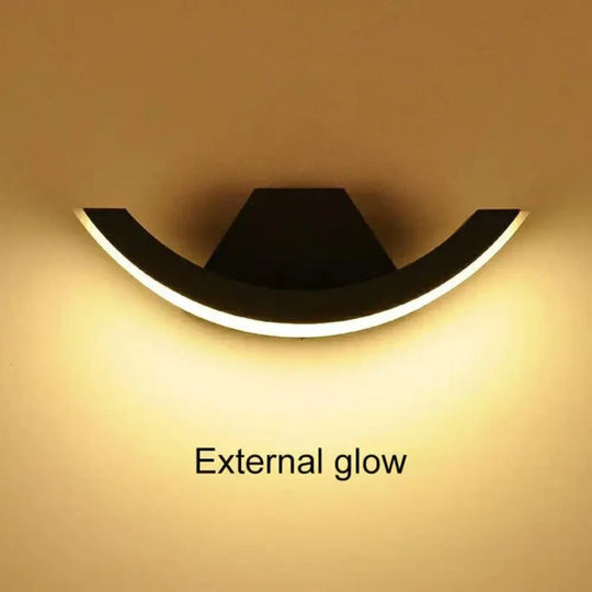 18W Led Outdoor Waterproof Walkway Front Door Garden Porch Wall Light Modern Indoor Corridor
