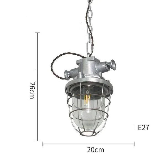 Retro Loft Creative American Rural Aluminum Nostalgic Chandelier A Pendant
