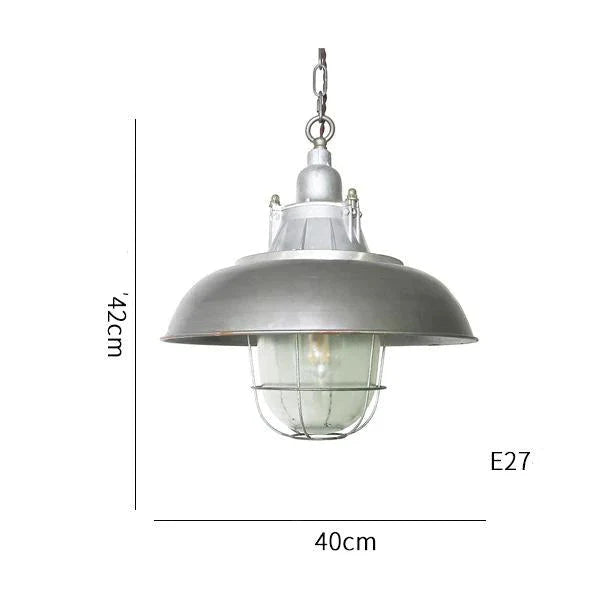 Retro Loft Creative American Rural Aluminum Nostalgic Chandelier F Pendant