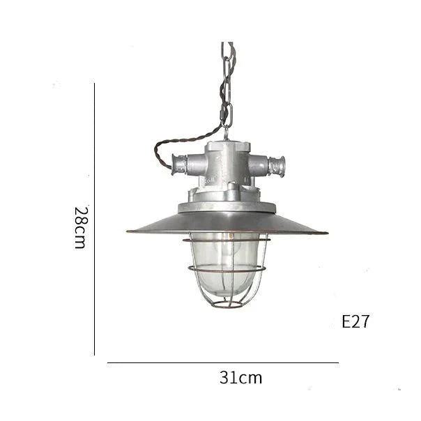 Retro Loft Creative American Rural Aluminum Nostalgic Chandelier B Pendant
