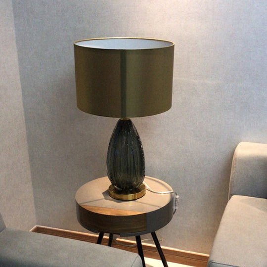 Talitha Borealis - Gray Drum Pendant Light