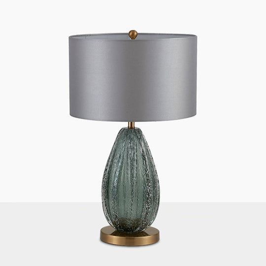 Talitha Borealis - Gray Drum Pendant Light