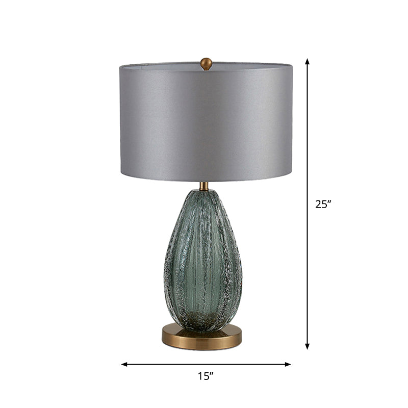 Talitha Borealis - Gray Drum Pendant Light