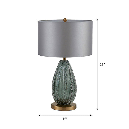 Talitha Borealis - Gray Drum Pendant Light