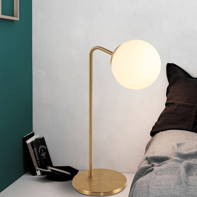 Sulafat - Gold S/C Shaped/Bend Bedside Table Light Metal 1/2 - Head Designer Night Lamp In With