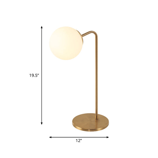 Sulafat - Gold S/C Shaped/Bend Bedside Table Light Metal 1/2 - Head Designer Night Lamp In With