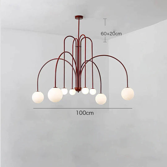 Chandelier Living Room Lamp Simple Modern Atmosphere Bedroom Light Luxury Style Restaurant Creative