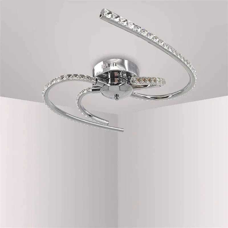 New Led Crystal Pendant Lights Lamparas De Techo Lamps For Living Room Bedroom Lamp Cristal Moderne
