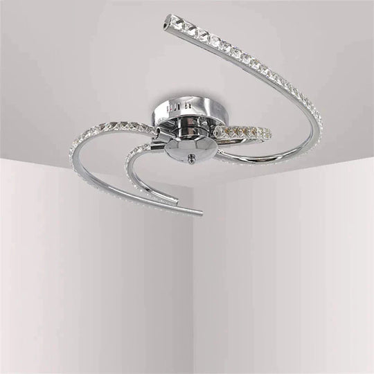 New Led Crystal Pendant Lights Lamparas De Techo Lamps For Living Room Bedroom Lamp Cristal Moderne