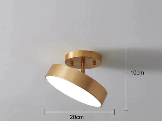 Creative Aisle Light Corridor Stairs Full Copper Lamp Large Ceiling