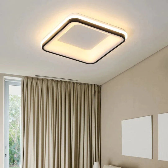 Modern Chandeliers Lighting For Living Room Bedroom Fixture Surface Mounted With Remote Control