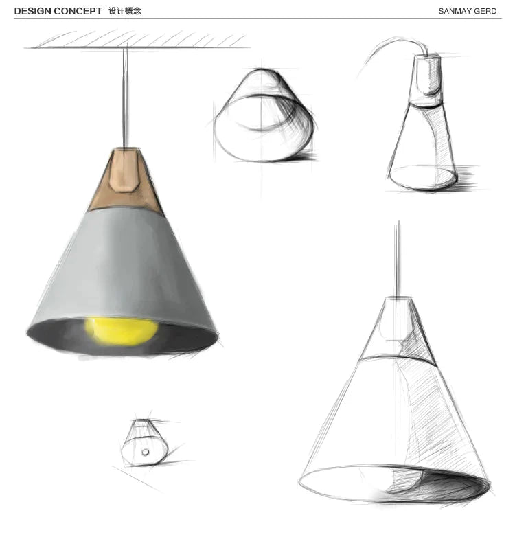 Pendant Lights Modern Wood Lamp Nordic Light For Cafe Restaurant Bedroom Hanglamp Kitchen Colorful