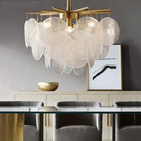 Modern Pendant Light Living Room Minimalist Copper Lighting Dining Lamp Bedroom Brass Pipe Erected