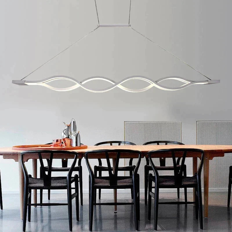 Novelty Led Pendant Light For Kitchen Dining Room White Lamp Coffee House Bedroom Suspension