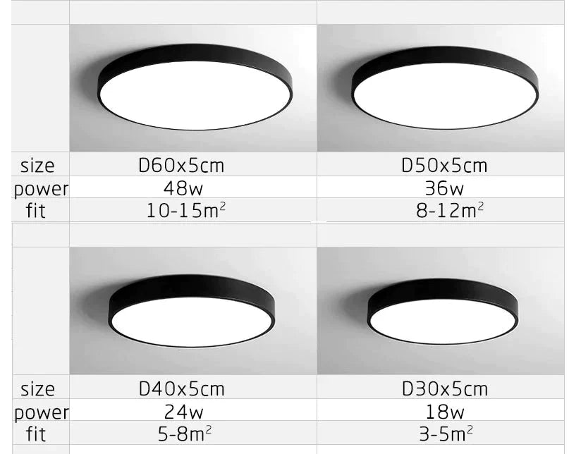 Metal Modern Led Ceiling Light Black&amp;White Simple Chandelier Lamp For Living Room Bedroom Dining